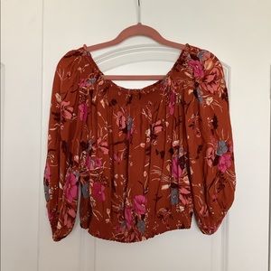 Floral, flowy, and fun top